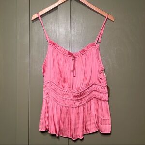 Ryegrass Pink Sleeveless Top sz large